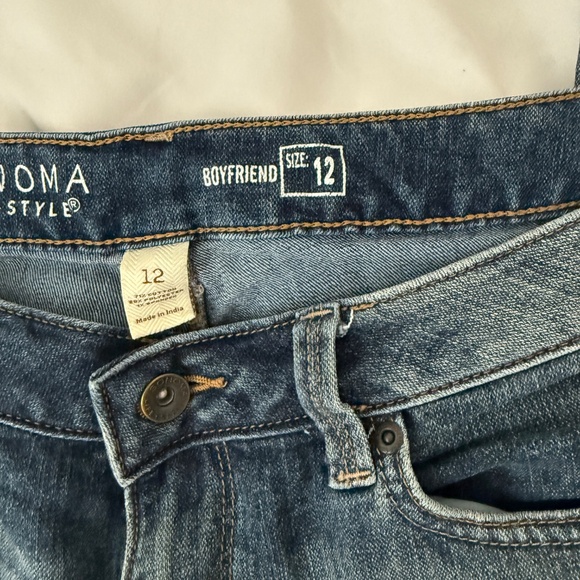 sonoma boyfriend jeans  size 12   details: -perfect condition - Picture 6 of 6